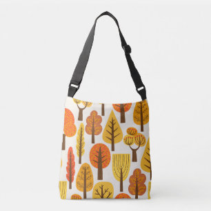 Sac Ajustable Arbres d'automne, motif sans soudure.