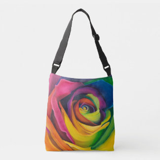 Sac Ajustable Arc-en-ciel Crossbod rose de beaux-arts "de beauté