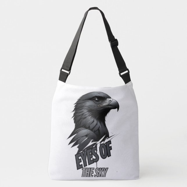 Sac Ajustable Argent gris aigle Vector Art (Devant)