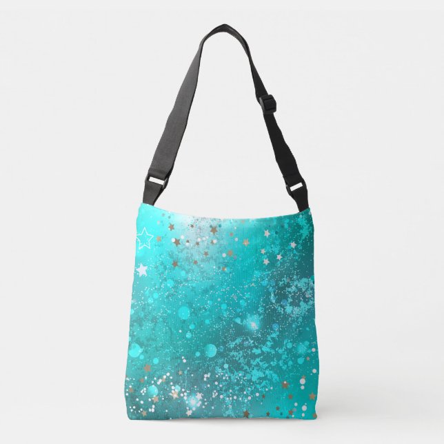 Sac Ajustable Arrière - plan à huile Turquoise de la menthe (Devant)
