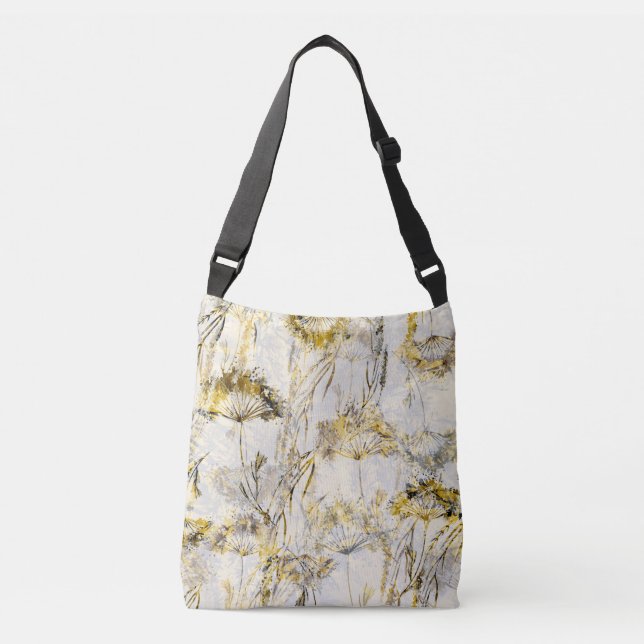 Sac Ajustable arrière - plan d'aquarelle Abstraite : dandelion,  (Devant)