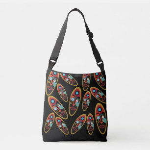 Sac Ajustable Art abstrait contemporain moderne coloré de visage