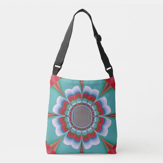 Sac Ajustable Art abstrait de mandala psychédélique rétro (Devant)
