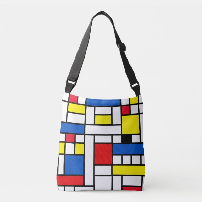 Sac Ajustable Art abstrait de style Piet Mondrian (Devant)