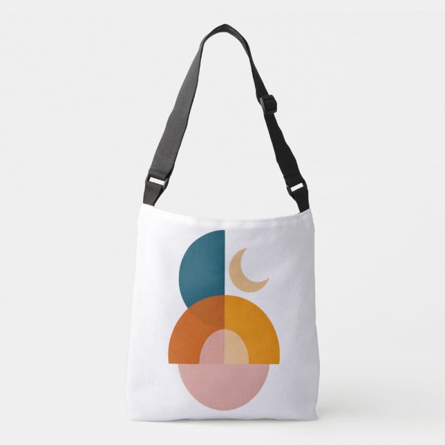 Sac Ajustable Art abstrait géométrique moderne de lune (Devant)