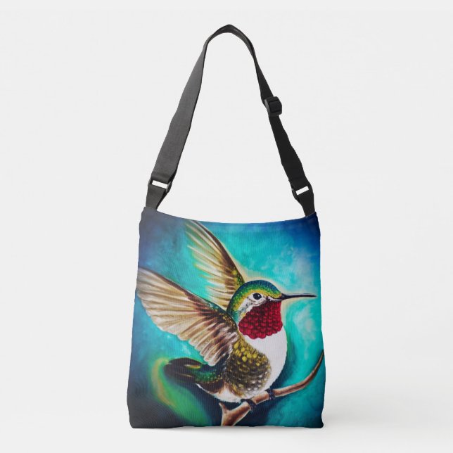 Sac Ajustable Art de colibri (Devant)