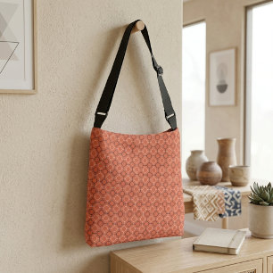 Sac Ajustable Art de motif de grille de cercles géométriques rét