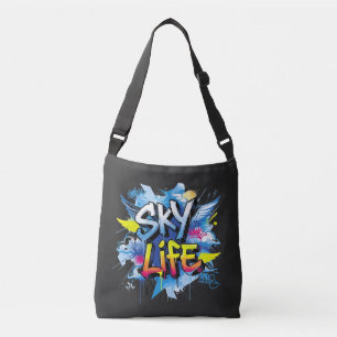 Sac Ajustable Art de rue urbain Graffiti de parachutisme SKY LIF
