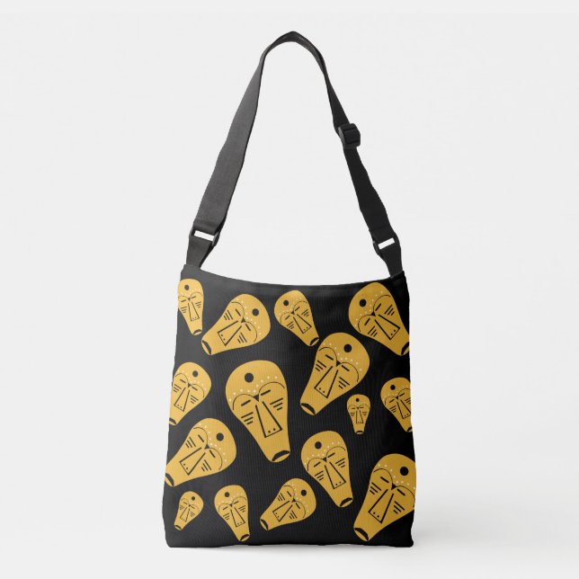 Sac Ajustable Art de tatouage abstrait tribal aborigène moderne  (Devant)