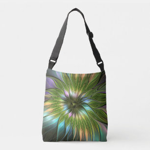 Sac Ajustable Art Fractal Fleur Imaginaire Coloré Lumineux