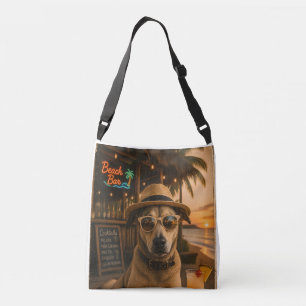 Sac Ajustable Art imprimable mural de chien de plage amusant