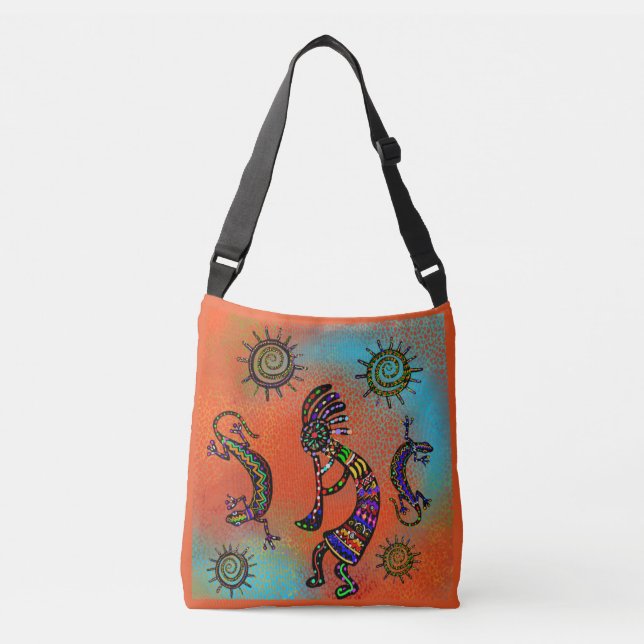SAC AJUSTABLE ART KOKOPELLI SUD-OUEST     (Devant)