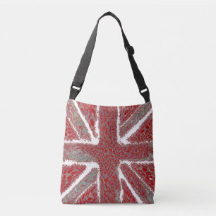 Sac Ajustable Art Liquide Red Union Jack, Motif animal sauvage