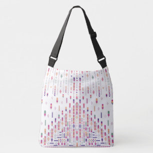 Sac Ajustable Art Populaire Tribal En Motif Structuré