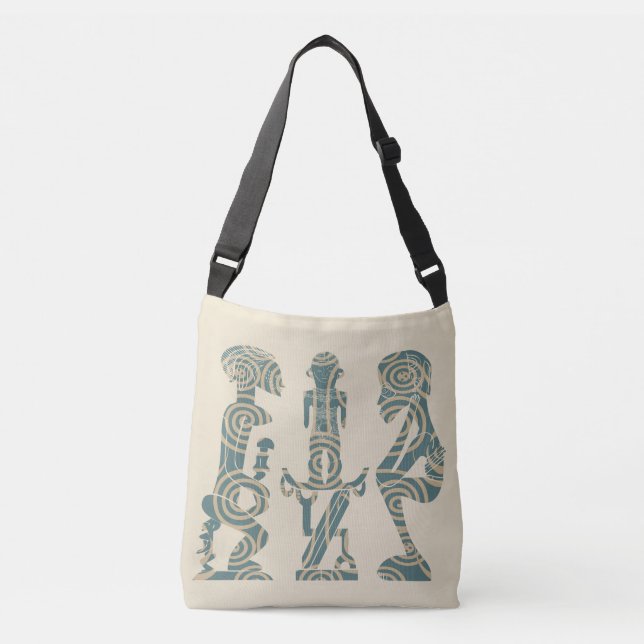 Sac Ajustable art tribal africain Abstrait (Devant)