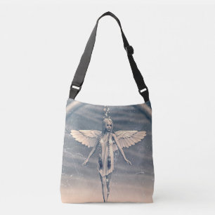 Sac Ajustable Art vintage de l'ange gardien arc-en-ciel
