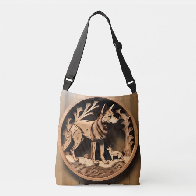 Sac Ajustable  "Australian Dingo: A Nature's Print" (Devant)