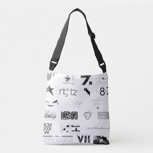 Sac Ajustable Autocollant [BLK/GRY] (Devant)
