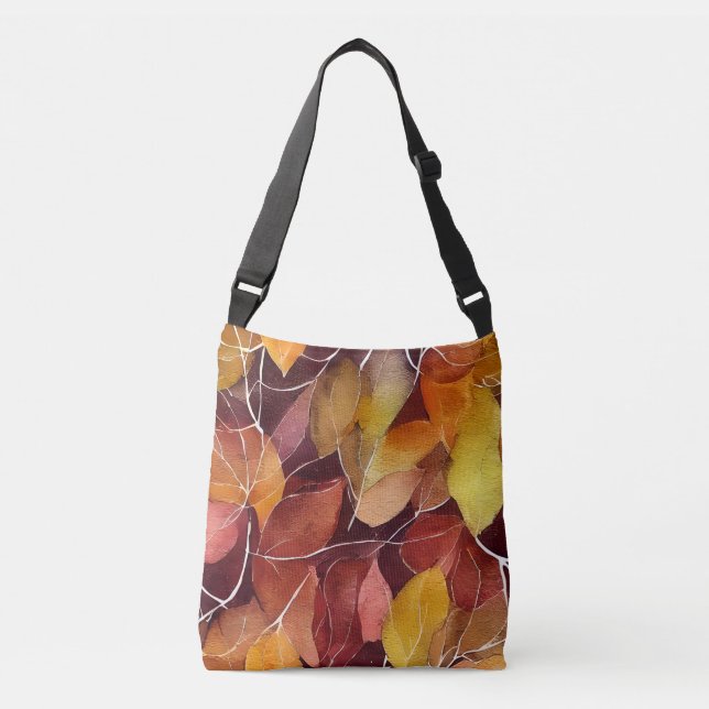 Sac Ajustable Automne Feuilles Motif (Devant)