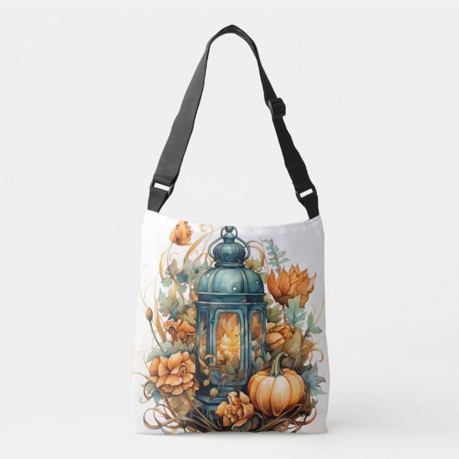 Sac Ajustable Automne Thanksgiving Citrouille Lanterne Harvest (Devant)