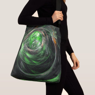 Sac Ajustable Autour du monde Vert Abstrait Art Croix Corps