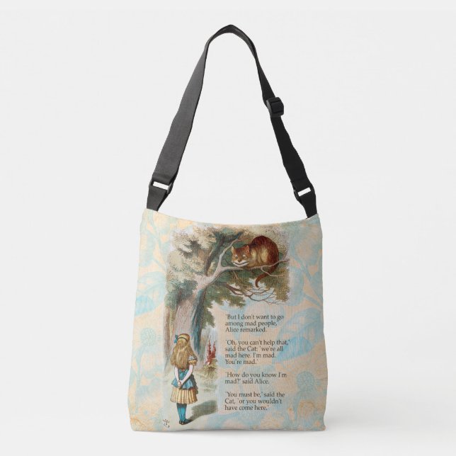 Sac Ajustable Aventures d'Alice au pays des merveilles Chat du C (Devant)