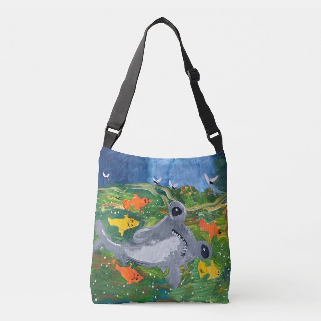 Sac Ajustable Baby Shark "Art by Kids" (Devant)