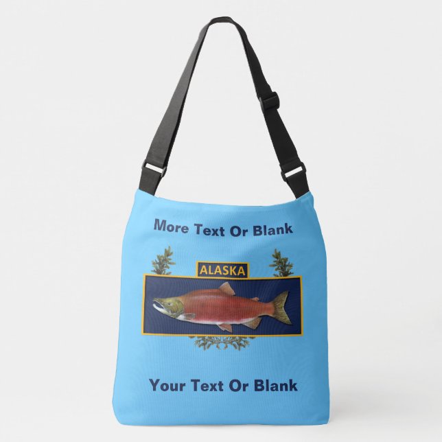 Sac Ajustable Badge du pêcheur de combat de l'Alaska (Devant)
