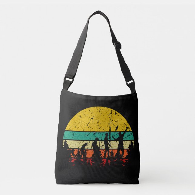 Sac Ajustable Badminton Evolution Retro Joueur Badminton (Devant)