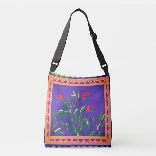 Sac Ajustable Baja Bird of Paradise Crossbody Sag (Devant)