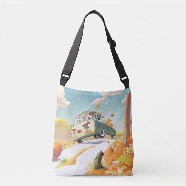 Sac Ajustable Balade en Citrouille lunaire (Devant)