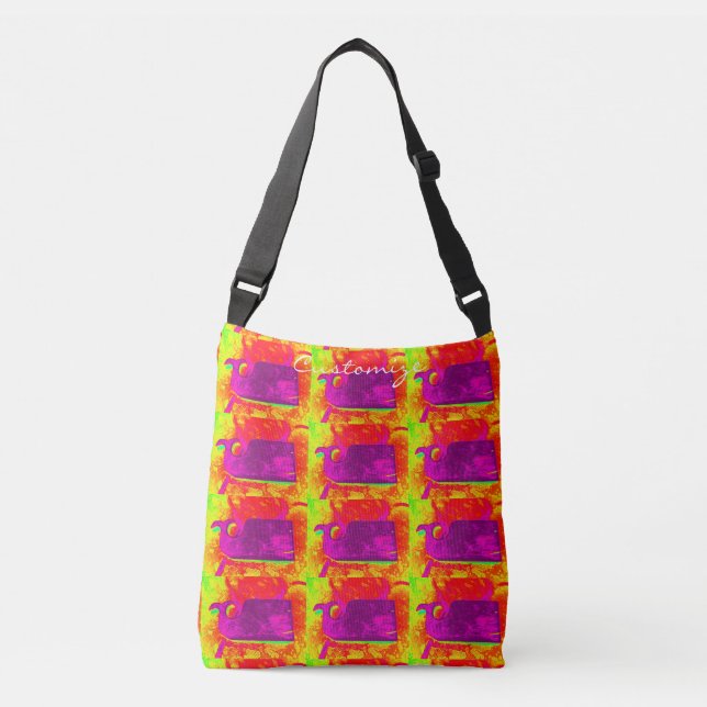 Sac Ajustable baleines pourpres Thunder_Cove jaune (Devant)