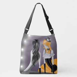 Sac Ajustable Ballerine fantaisiste et danseuse artwork jaune