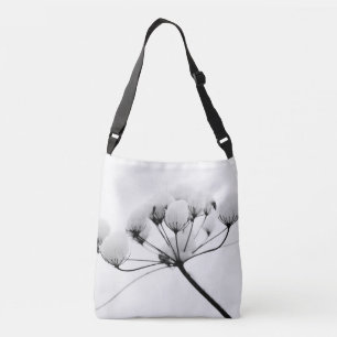 Sac Ajustable Balles Neutres Blanches De Neige Florales Par Ava