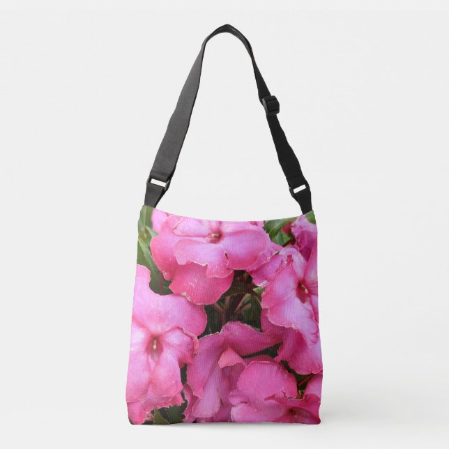 Sac Ajustable Balsamines roses se prélassant dans la lumière (Devant)