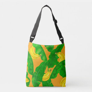 Sac Ajustable Bananes et aquarelle feuille