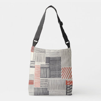 Sac Ajustable Bandes géométriques dessinées à la main, motif san