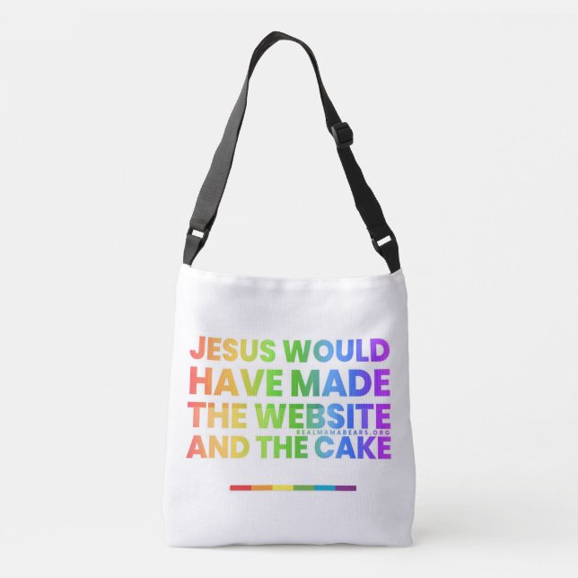 Sac Ajustable Bandes multicolores Corps croisé (Dos)