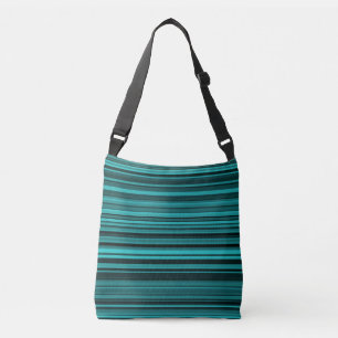 Sac Ajustable Bandes noires turquoises