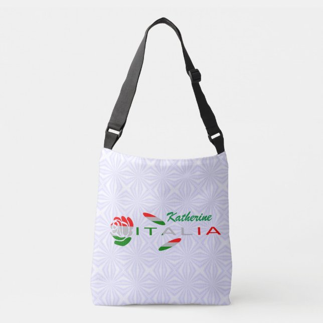 Sac Ajustable Bandiera d'Italia Rosa Personalized (Devant)
