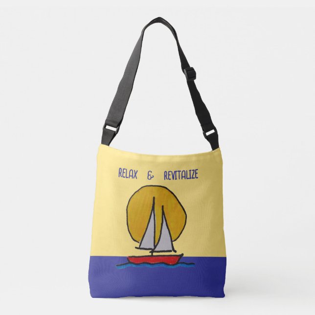 Sac Ajustable Bateau à voile au soleil (Devant)