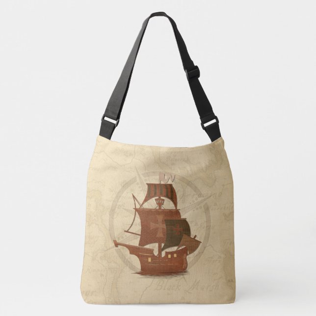 Sac Ajustable Bateau de pirates (Devant)