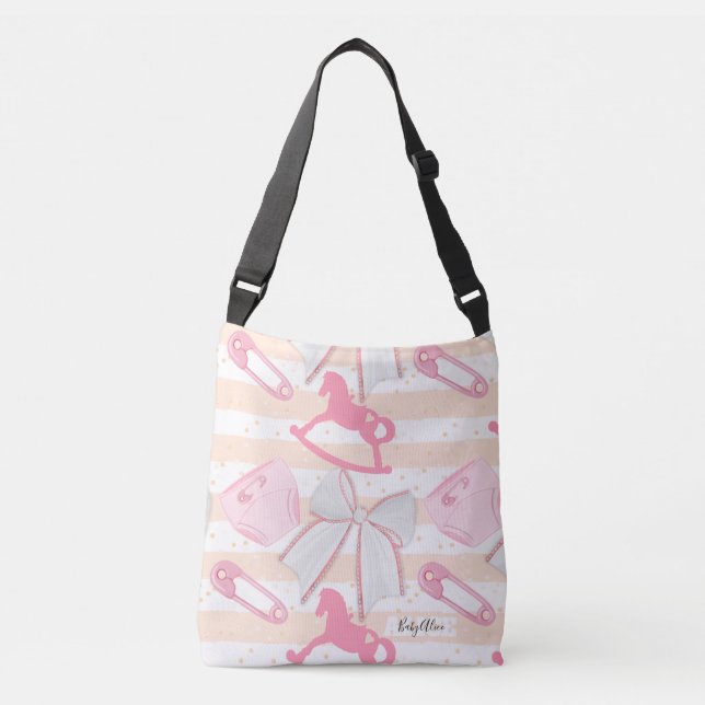 Sac Ajustable Bébé mignon Motif fille (Devant)