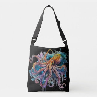 Sac Ajustable Belle aquarelle pieuvre