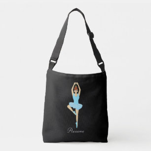 Sac Ajustable Belle danseuse de ballet habillée en bleu turquois