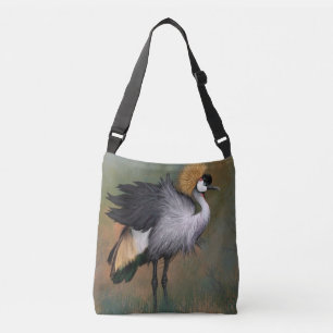 Sac Ajustable Belle grue grise - Peinture à la broche
