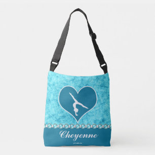 Sac Ajustable Belle gymnastique personnalisée de turquoise