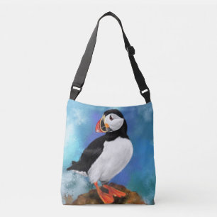 Sac Ajustable Belle peinture d'oiseaux de Puffin de l'Atlantique