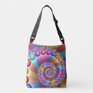 Sac Ajustable Belles couleurs arc-en-ciel Art fractal Abstrait