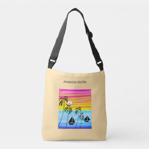 Sac Ajustable Belles couleurs Coucher de soleil Ocean Voile Anni